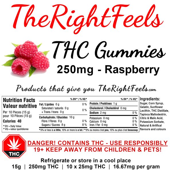 High Dose THC Gummies - 25mg each (250mg) - Image 3
